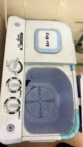 Used Ikon Air-Dry Twin Tub Washing Machine - Compact Semi-Automatic