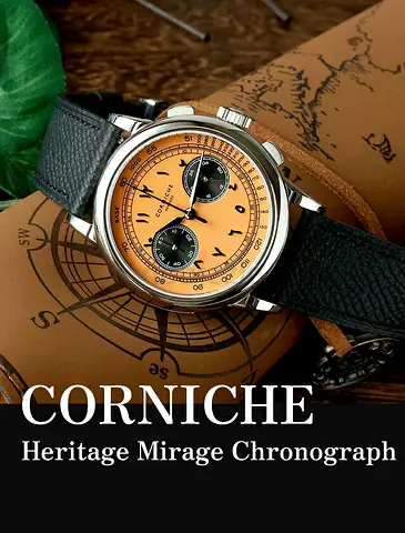 Corniche Heritage Chronograph Mirage a limited-edition Men’s Watch 39mm