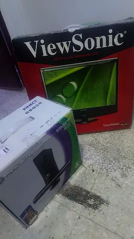 Xbox360 kinect with viewsonic 19ins tv