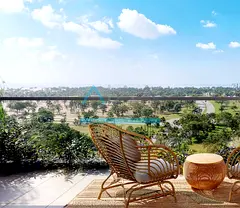 Pool-Facing 2BR | California Residences | Park & Skyline Views