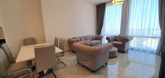 Fully Furnished 2BR | Large Layout | Canal & Sea View
