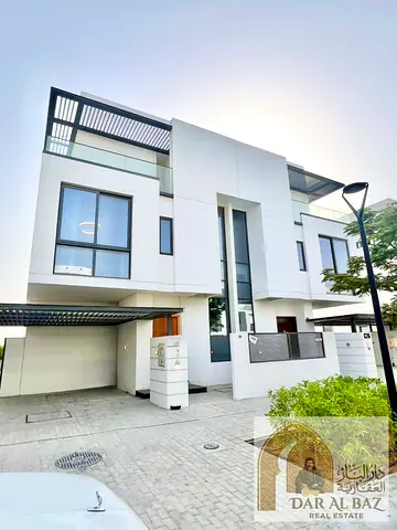 luxuriest 4 master br villa fully furnished & pool for annual rent in ajmal makan city inside natur
