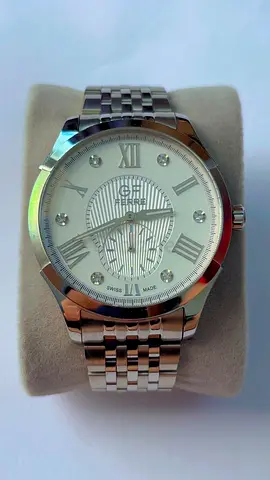 Silver-tone G. Ferré Men's Analog Watch - Stainless Steel Bracelet