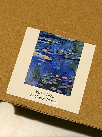 Claude Monet 'Water Lilies' art print  painting set