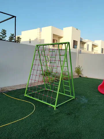 Kids Outdoor Climbing Frame with Rope Net - Good Condition