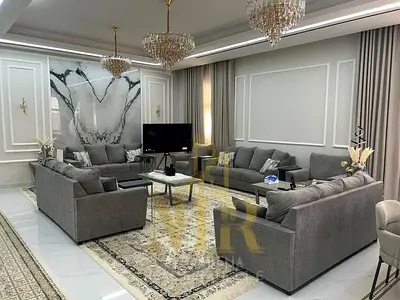 Luxury Villa for Sale in Al Alia – Ajman | Fully Furnished | Super Deluxe Finishes | 5 Master Bedrooms | Price Includes Furniture, Utilities (Electric