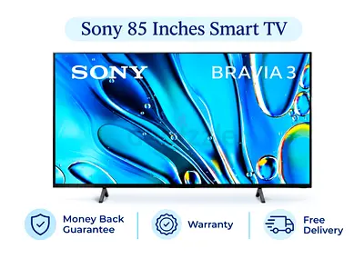 Sony 85 Inch BRAVIA 3 4K HDR LED Google Smart TV 85S30