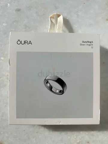 Oura Ring Gen 5 (Silver) - Size 13, Boxed