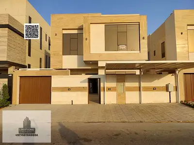 فيلا للبيع في منطقة "الزاهيه" شامل رسوم التسجيل والكهرباء والمكيفات  - 5 غرف نوم، ومجلساً، وصاله، وغرفة للخادمة. يتوفر تمويل بنكي.