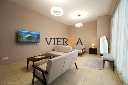 مفروش بالكامل - مع موقفين للسيارات - تصميم واسع