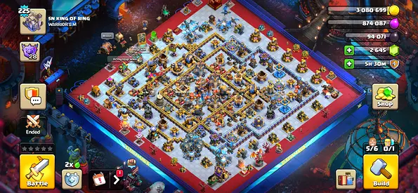 COC Town Hall 18 KOTR for sale