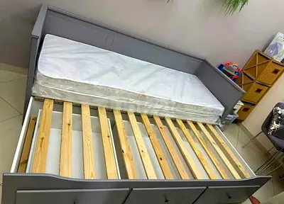 IKEA Brand hamnes day bed with 2 mattresses and 3 store drawer neat and clean available