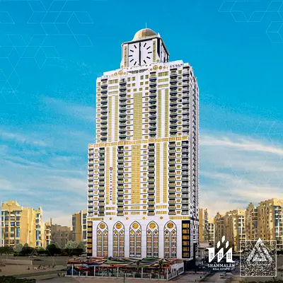 Direct from th 1-bedroom apartment in Rashidiya 1 | 1 bath, spacious living, open kitchen, balcony with open view, central gas, pool, gym & aqua park.