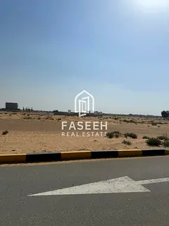 A spacious plot of land in Muzairah, Al Rahmaniya, close to the main road and mosque, ready for cons