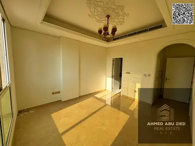 3BR apartment for annual rent in Al Mowaihat 3 Ajman near SMBZ exit, with gym, pool, and 1 month free, for 58k in 4-6 payments with check deposit, spa