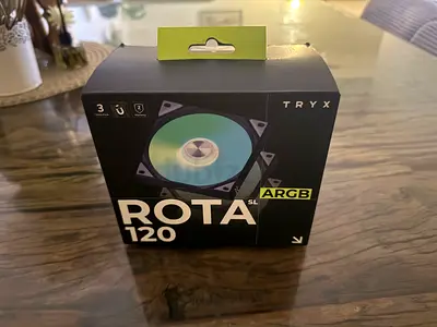 TRYX ROTA SL 120 ARGB Triple Pack – 3x 120mm PC Fans – Black
