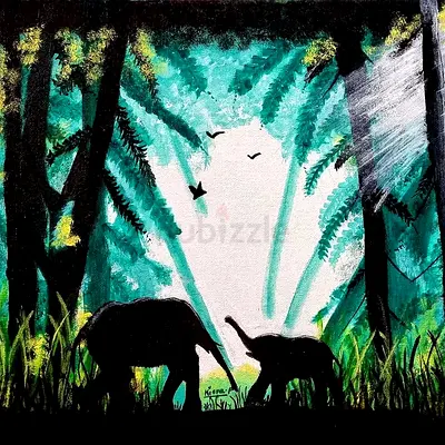 FOREST LANDSCAPE PAINTING