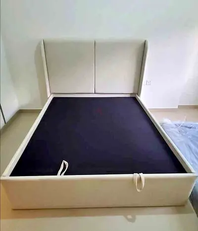 Brand new queen size bed frame with storage More info same number WhatsApp and call please