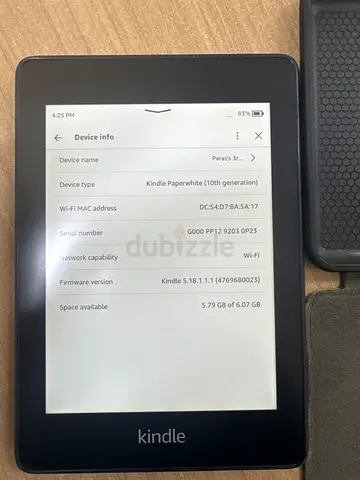 Amazon Kindle Paperwhite (10th gen) - 6" e-reader, Wi-Fi, 6GB