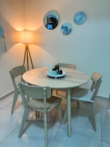 IKEA LISABO round dining table, lightly used