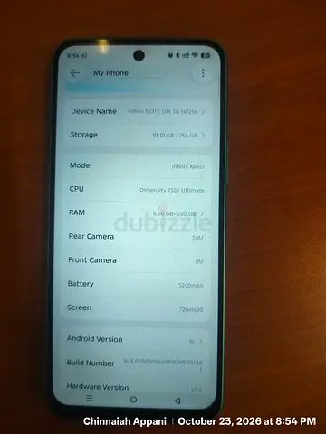 Infinix 50x 5g mobile