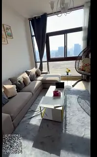 An excellent opportunity to reside in a spacious, furnished apartment in the Al Yasmeen Towers, loca