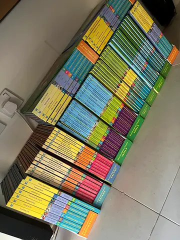 Large collection of children's leveled educational , assorted titles E- Learning books .