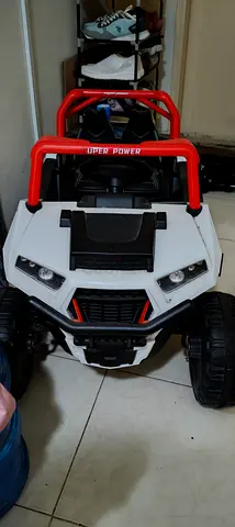 Kids Electric Ride-On Car - White, Battery Powered