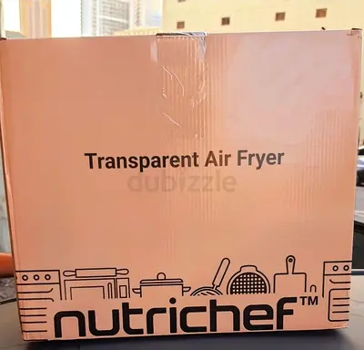NutriChef Transparent Air Fryer - 1.5L (Boxed). New. Going For Just AED 390. Grab it Now!!