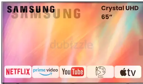 Samsung 65" Crystal UHD Smart TV - Good Working Condition
