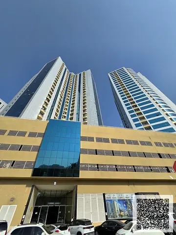 SPACIOUS BEAUTIFUL FULLY FURNISHED ONE BEDROOM HALL WITH PARKING IN ORIENT TOWER AJMAN