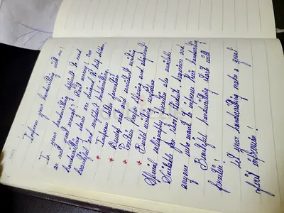 Handwriting class