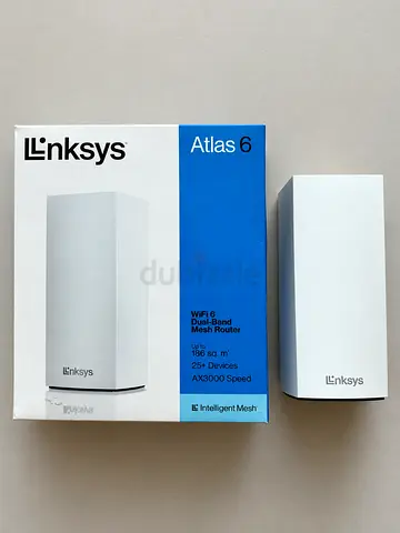 Linksys Atlas 6 AX3000 Wi-Fi 6 Mesh Router, Single Unit with Box