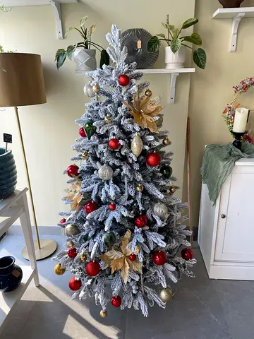 Artificial Christmas Tree with snow