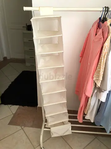 Ikea Hanging Closet Fabric Organizer with 10 Compartments
