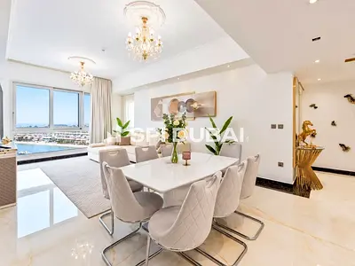 Fully Furnished 2BR | Panoramic Marina Views | Palm Jumeirah