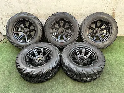 5 Original Fuel Off-Road 20” Deep Dish Wheels + Federal 35” Mud Tires