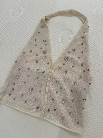 Beige knitted top Zara Size S