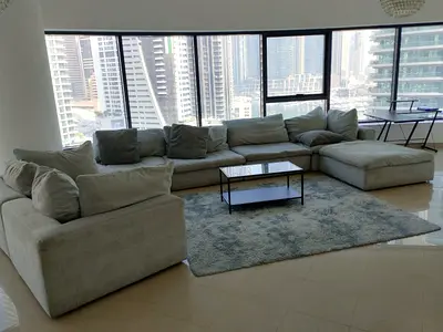 Spacious 3BHK | Marina View | Vacant and Furnished