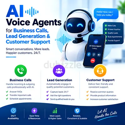 AI Voice Agents for Business Calls, Lead Generation & Customer Support