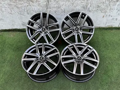 4x Original Lexus ISF staggered 18inch wheels