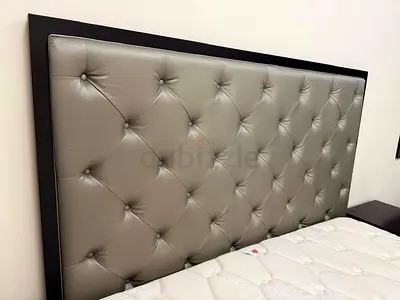 Stylish King Size Bed SET 4 PCS | Fancy Headboard