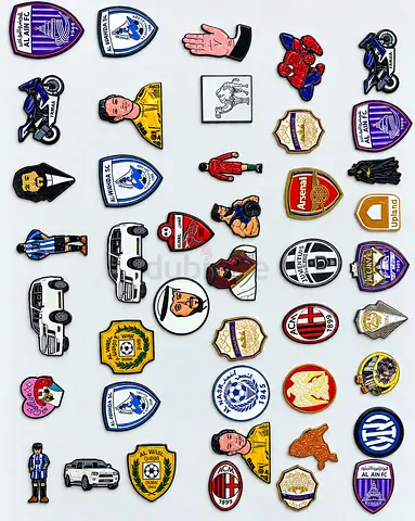 Cover case metal stickers (6pc)