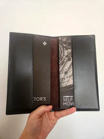 Original Patek Philippe Leather Document Holder / Certificate Wallet