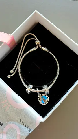Pandora bracelet with 3 charms