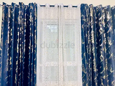 BLACK AND WHITE  CURTAINS