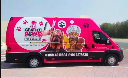 Fully Equipped Mobile pet grooming van ready to use