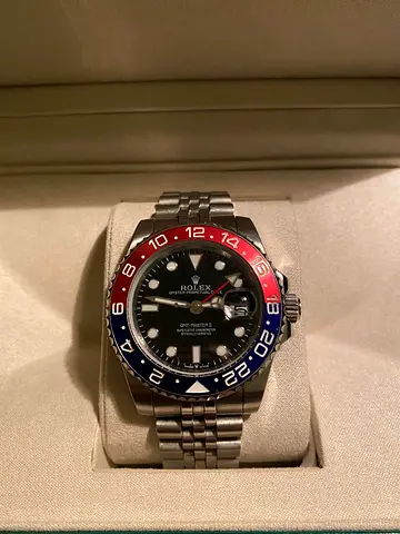 Rolex GMT-Master II 'Pepsi' Stainless Steel Watch - master copy