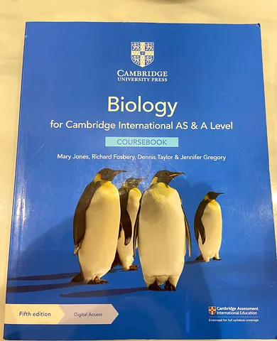 Biology for Cambridge International AS & A Level (Coursebook) - 5th Edition Digital Access