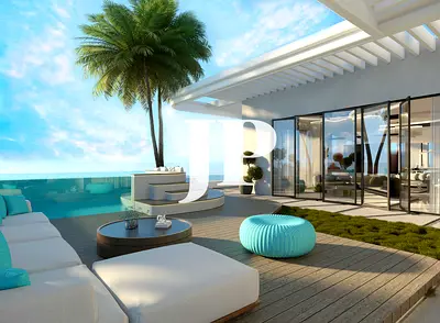 AIR-CONDITIONED BALCONY | UNIQUE LUXURY | EXCLUSIVE DESIGN Pool View | 2BR Apartment | Dubai Islands